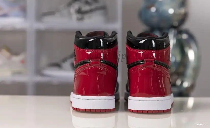 to God retail bred ready retro Patent air jordan 1 materials Pk ship 0512